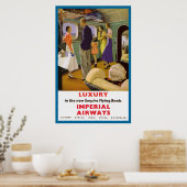 Luxus in den Flying Boats des New Empire Poster (Küche)