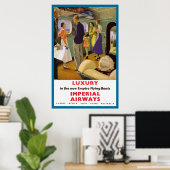 Luxus in den Flying Boats des New Empire Poster (Heimbüro)