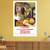 Luxus in den neuen Kaiserfliegern - XL Leinwanddruck (Insitu (Wohnzimmer))