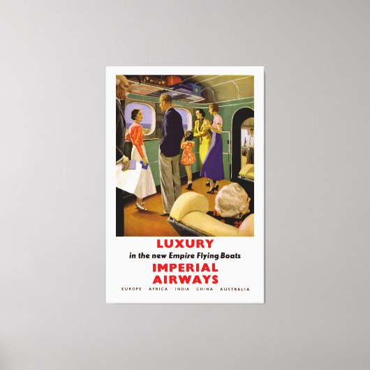 Luxus in den neuen Kaiserfliegern - XL Leinwanddruck (Vorderseite)