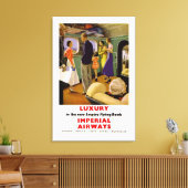 Luxus in den New Empire Flying Boats - m Leinwanddruck (Insitu (Wohnzimmer))