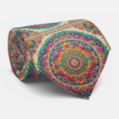 Luxus-Indien-Designer-Teppich | Faux-Silk-Schlips Krawatte (Gerollt)
