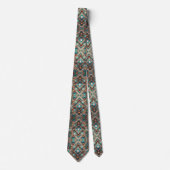 Luxus-Indisch-Designer-Teppich | Faux-Seide-Halstu Krawatte (Vorderseite)