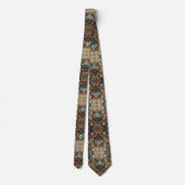 Luxus-Indisch-Designer-Teppich | Faux-Silk-Halstuc Krawatte (Rückseite)
