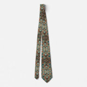 Luxus-Indisch-Designer-Teppich | Faux-Silk-Schlips Krawatte (Rückseite)