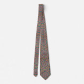 Luxus-Indisch-Designer-Teppich | Faux-Silk-Schlips Krawatte (Rückseite)
