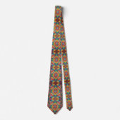 Luxus-Indisch-Designer-Teppich | Faux-Silk-Schlips Krawatte (Vorderseite)