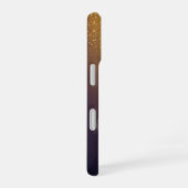 Luxus-Initiale J Monogramm in Diamant, Perlen Gold iPhone 16 Hülle (Rechte Seite)
