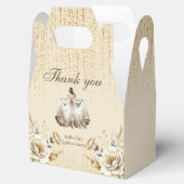 Luxus Ivory Gold mexikanischer Stil Quinceañera Geschenkschachtel (Geöffnet)