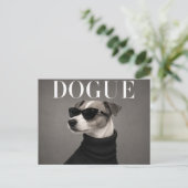 Luxus Jack Russell Terrier Postkarte (Stehend Vorderseite)