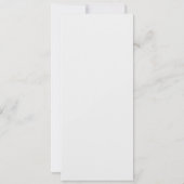 Luxus-Jägergrün | Elegantes Monogramm-Menü Einladung (Rückseite)