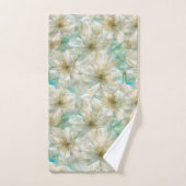 Luxus-Jasmin-Blüten-Beruhigung Badhandtuch Set (Handtuch)