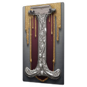 Luxus-Juwel-Buchstabe I-Monogramm mit Glitter Klemmbrett (Links)