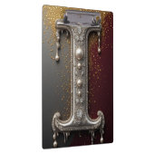 Luxus-Juwel-Buchstabe I-Monogramm mit Glitter Klemmbrett (Rechts)
