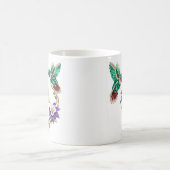 Luxus-Juwel-Kolibri-Monogramm A Kaffeetasse (Mittel)
