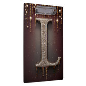 Luxus-Juwel-Letter L-Monogramm mit Glitter Klemmbrett (Rechts)
