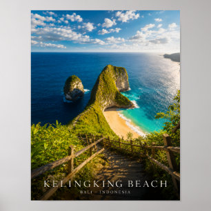 Luxus-Kelingking-Strand-Bali-Plakat Poster