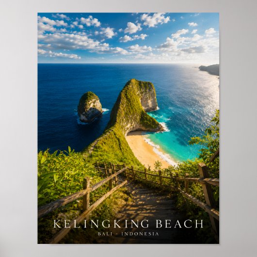 Luxus-Kelingking-Strand-Bali-Plakat Poster (Vorne)