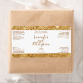 Luxus-Kosmetikmarke - White & Gold Glitzer (Insitu)