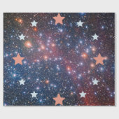 Luxus Kosmische Stern Galaxy Geschenkpapier. Geschenkpapier (Flach)