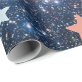 Luxus Kosmische Stern Galaxy Geschenkpapier. Geschenkpapier (Rolleneckpunkt)