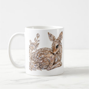 Luxus-Kristallhirsch-Kunst Kaffeetasse
