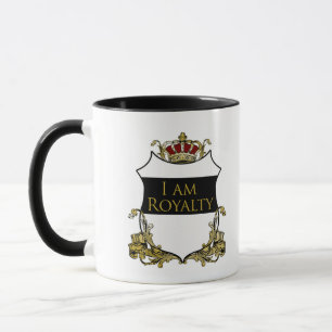 Luxus-Kronenkamm Goldschild Fette Königliche  Tasse