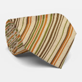 Luxus-Kunstseide | Designer-inspirierte Retro-Stre Krawatte (Gerollt)