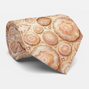 Luxus-Kunstseide   Rosen-Gold-Geoden-Schlips Krawatte