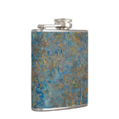 Luxus-Lapis Lazuli Blue und Gold-Marmor Flachmann (Rechts)