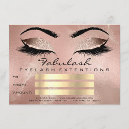 Luxus Lashes Rose Makeup Artist Geschenk