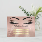 Luxus Lashes Rose Makeup Artist Geschenk (Stehend Vorderseite)