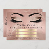 Luxus Lashes Rose Makeup Artist Geschenk (Vorne/Hinten)