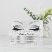 Luxus-Lashes Silver Gray Makeup Certificate Gesche (Stehend Vorderseite)