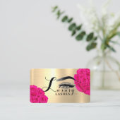Luxus Lashes Visitenkarte (Stehend Vorderseite)