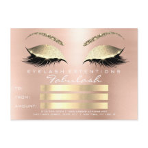 Luxus Lashes White Gold Makeup Zertifikat Geschenk