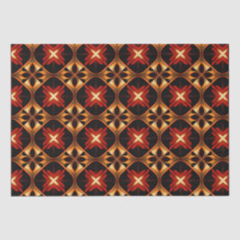 Luxus Lattice Schwarzes Gold Geometrie nahtlos Seidenpapier