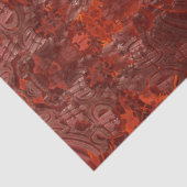 Luxus Leder Golden Brown Textured Pattern Seidenpapier (Ausschnitt)