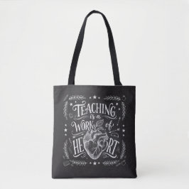 Luxus-Lehrer-Tasche mit All-Over-Print und Herzens Tasche