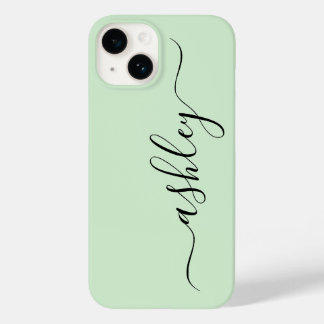 Luxus-Leichtgrüner Telefon-Case mit individuellem  Case-Mate iPhone 14 Hülle