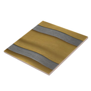 Luxus-Leinen moderne Silber-Gold-Textur-Kollektion Fliese