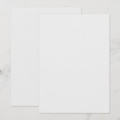 Luxus-Leinen-Save-The-Date-Hochzeitskarte Save The Date (Vorne/Hinten)