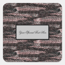 Luxus Leopard, Glitzer & Shiny Abstrakt für I.d.