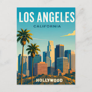 Luxus-Lifestyle in Los Angeles Postkarte