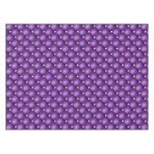 Luxus Lila Diamond Tufted Muster Tischdecke (Vorderseite (Horizontal))