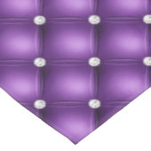 Luxus Lila Diamond Tufted Muster Tischdecke (Schrägansicht)