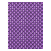 Luxus Lila Diamond Tufted Muster Tischdecke (Vorderseite)