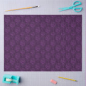 Luxus Lila Floral Seidenpapier (Basteln)
