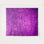 Luxus Lila Gold Glitzer Wandteppich (Vorderseite (Horizontal))