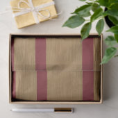 Luxus Linen Moderne Burgundy Gold Collection Seidenpapier (Geschenk)